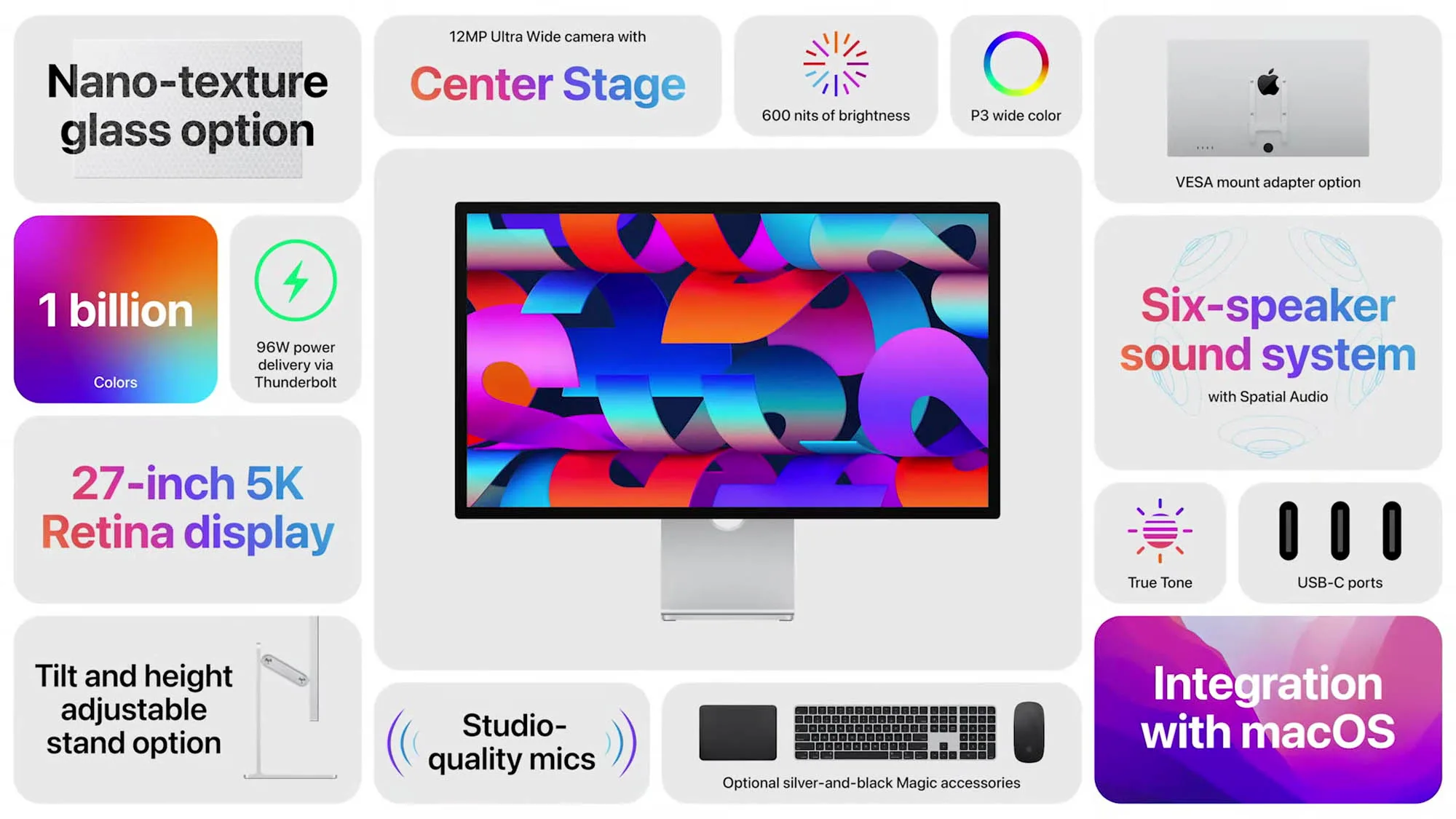 Apple semble préparer le lancement de deux nouveaux modèles de Studio Display 3 Aperçu des spécifications et fonctionnalités du tout nouveau Mac Studio Display.
