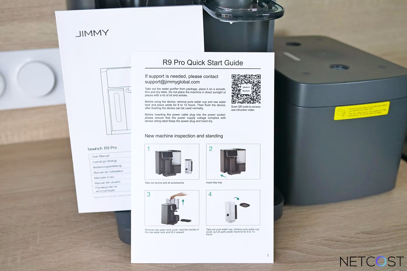 TEST JIMMY R9 Pro : Purificateur avec eau chaud et froide sans installation 8 Jimmy R9 Pro Test Review Purificateur Eau Netcost (4)