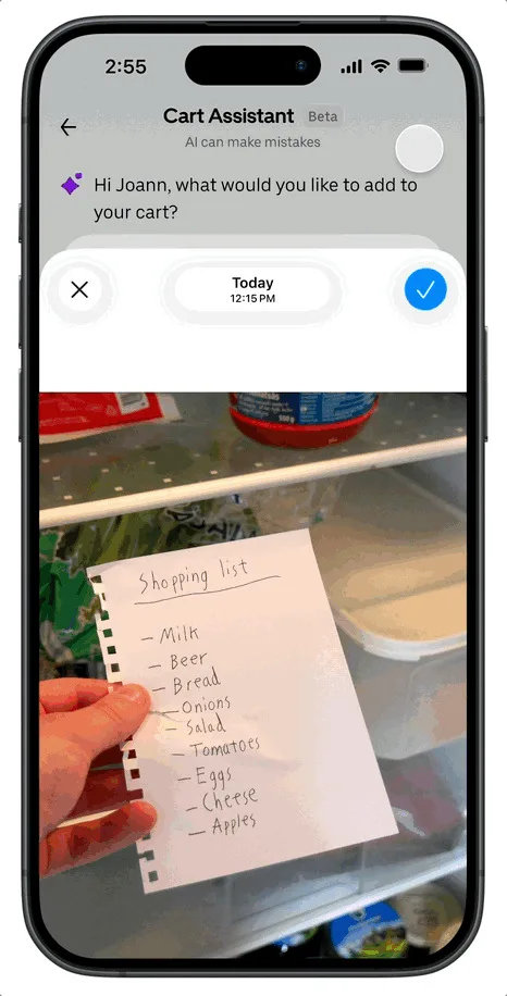 L'Assistant de Commande Uber Eats vous permet de faire vos courses plus rapidement avec moins de clics 2 Électronique, Téléphone, Téléphone mobile