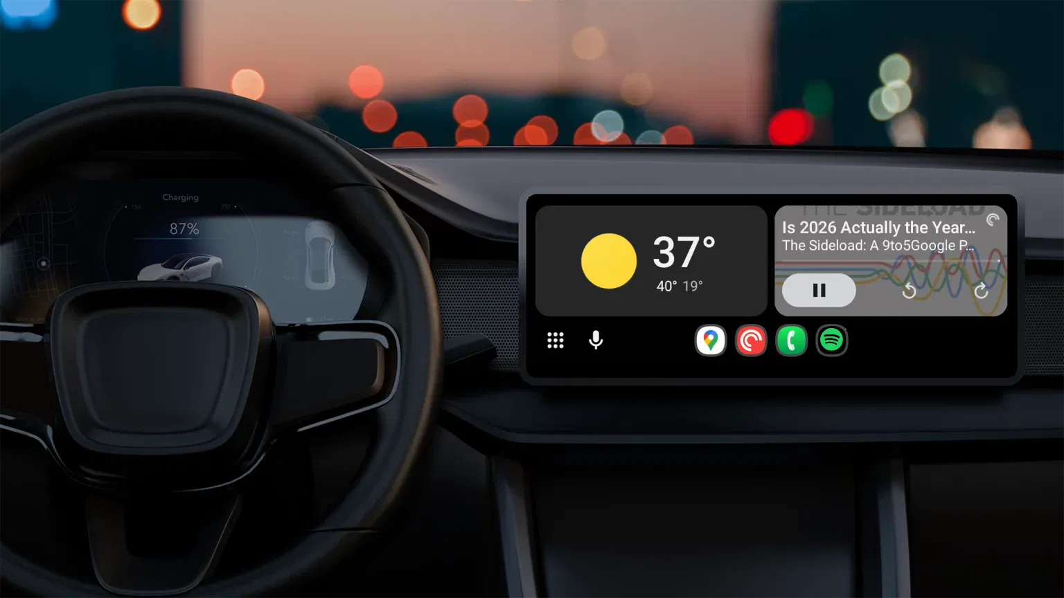 Interface Android Auto 16