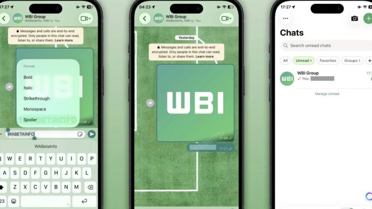 La nouvelle fonctionnalité de WhatsApp qui t'oblige à ouvrir les messages : tout ce que nous savons sur le mode Spoiler 1 La nouvelle fonctionnalité de WhatsApp qui t'oblige à ouvrir les messages : tout ce que nous savons sur le mode Spoiler