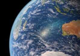 Illustration IA de la région de l'Océan Indien méridional, au large de la côte sud-ouest de l'Australie, où des chercheurs ont observé une réduction significative de la salinité