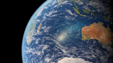 L'océan Indien perd en salinité, et nous savons désormais pourquoi 16 Illustration IA de la région de l'Océan Indien méridional, au large de la côte sud-ouest de l'Australie, où des chercheurs ont observé une réduction significative de la salinité