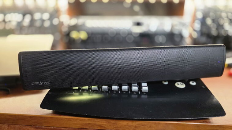 Test de la Sound Blaster GS3 : une barre de son qui trouve sa place au bureau 1 Nous avons testé la Sound Blaster GS3 : une barre de son qui a du sens sur le bureau
