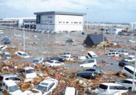Voici pourquoi le séisme de 2011 au Japon a causé des ravages et des pertes humaines si tragiques 39 L’aéroport de Sendai après le tremblement de terre et le tsunami de 2011.