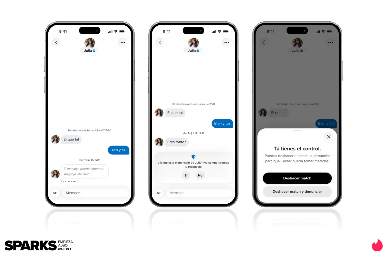 Trois minutes de vidéo pour découvrir si vous avez du feeling : Tinder relance les rendez-vous rapides 3 La nouvelle fonction de Tinder détecte des messages potentiellement offensants