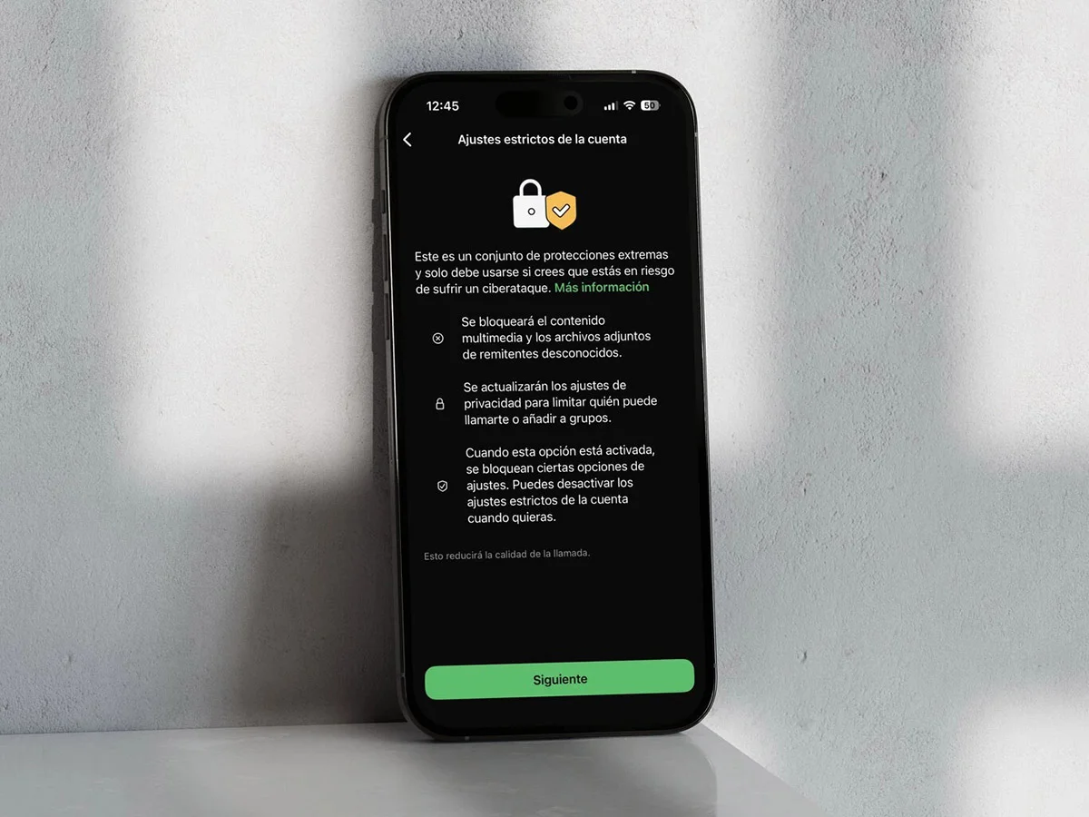 Comment activer les nouvelles options de sécurité de WhatsApp pour protéger votre compte 6 Avec le mode activé, certaines fonctionnalités de WhatsApp sont limitées