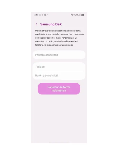 Guide pour connecter votre Samsung Galaxy à n'importe quelle TV ou PC 5 Pasos para acceder a Samsung DeX