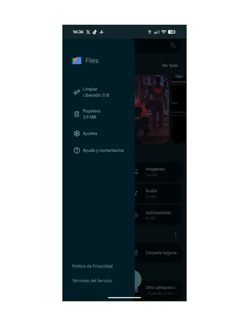 Étapes pour accéder aux fichiers cachés de Google Files