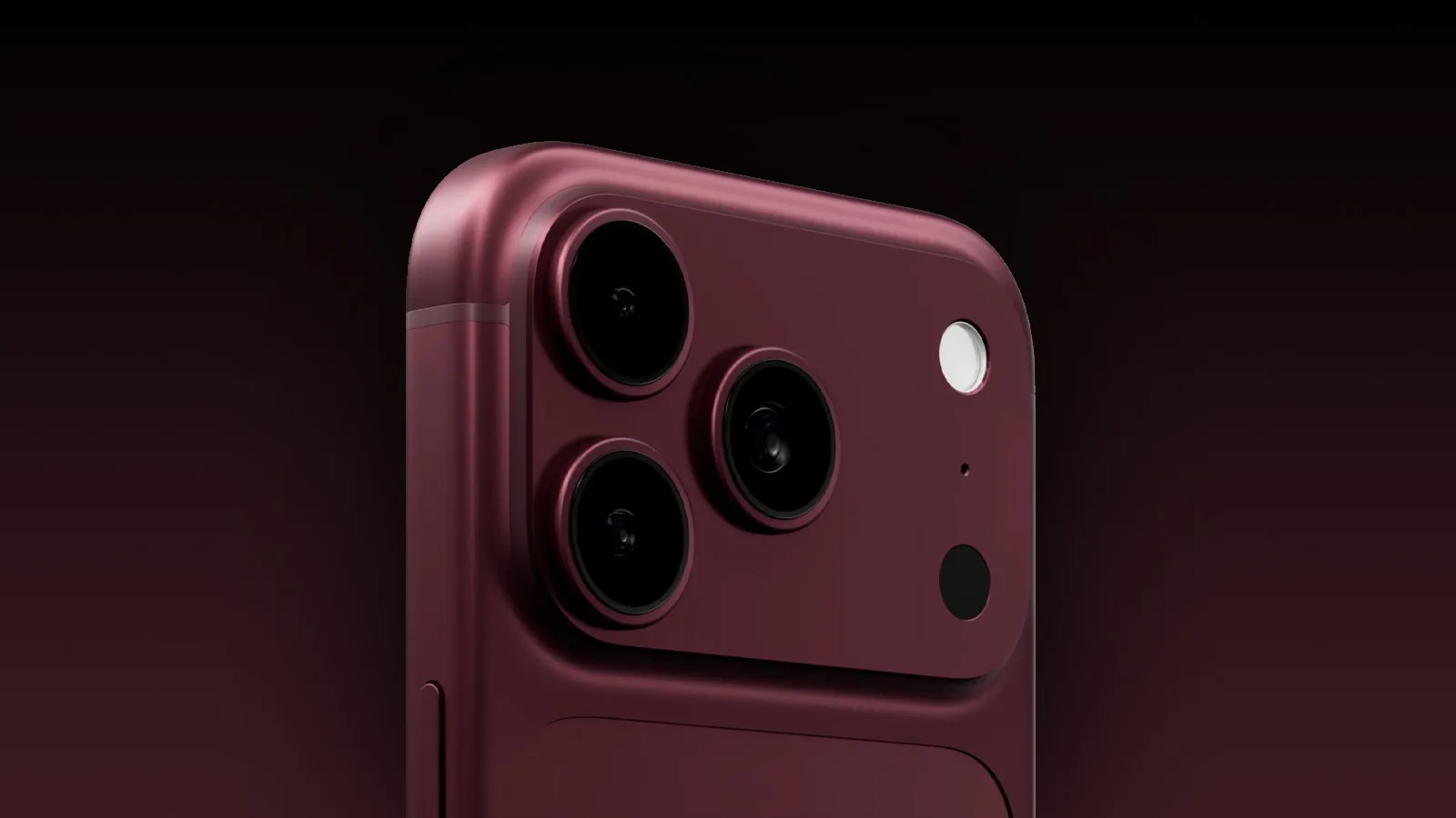 Apple entame sa transformation, l'iPhone 18 Pro sera le premier avec un objectif à ouverture variable 3 Render del iPhone 18 Pro