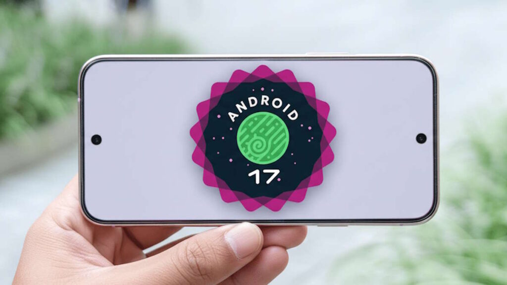 Interface de la bêta d'Android 17