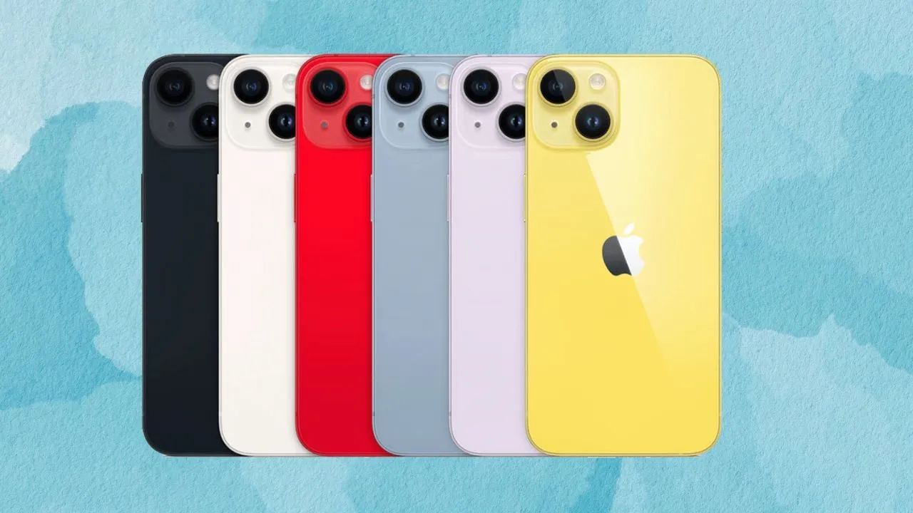 Cet iPhone dernier cri coûte presque autant qu'un Redmi Note 15 Pro+ : pourquoi cette situation ne va pas durer longtemps 2 iphone 14 fond tous colores