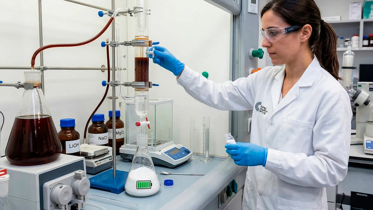 Des chercheurs exploitent un polluant courant pour extraire du lithium à 99% de pureté 2 Des chercheurs exploitent un polluant courant pour extraire du lithium