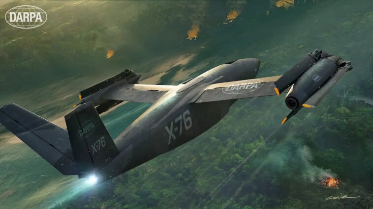 El X-76 de DARPA : la rapidité d'un chasseur alliée à la maniabilité d'un hélicoptère 1 El X-76 de DARPA: la velocidad de un caza con la agilidad de un helicóptero