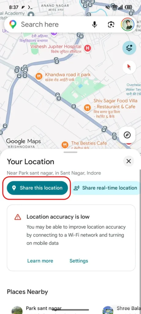Google Maps : partager votre position devient un jeu d'enfant 3 Google Maps partilhar localização