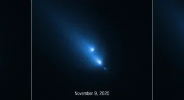 Hubble a capturé un comète en pleine désintégration… une pure coïncidence !