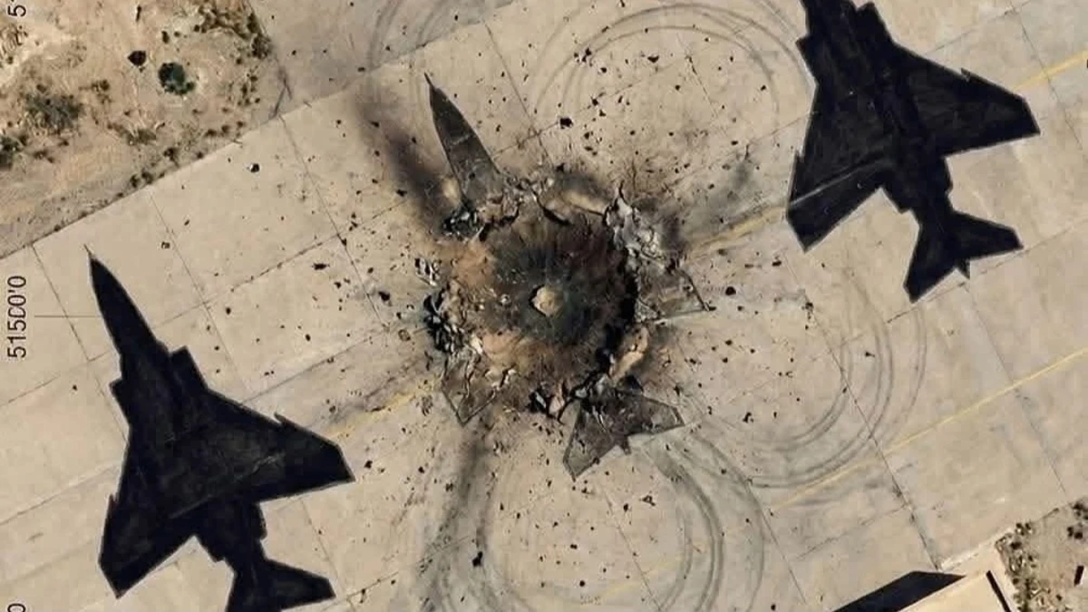 Israël tire un missile de millions sur un hélicoptère iranien... qui n'était qu'une peinture au sol 2 Israel tire un missile de millions sur un helicoptere iranien