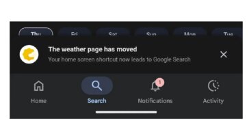 L'application Météo de Google s'efface progressivement des smartphones Android 19 Message de migration de l'application météo de Google
