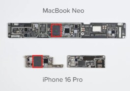 Similitudes entre les cartes du MacBook Neo et de l'iPhone 16 Pro