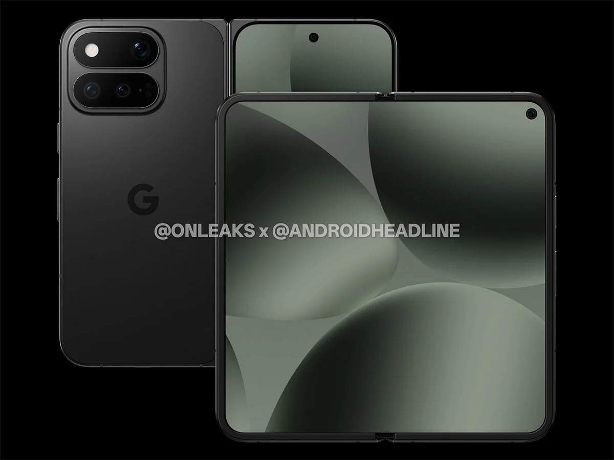 Le design du Google Pixel 11 Pro Fold dévoilé : découvrez le futur pliable de Google 2 Design de la partie frontale et arrière du Google Pixel 11 Pro Fold selon Android Headlines