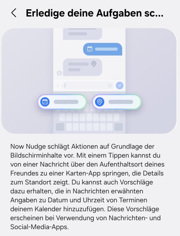 Now Nudge comment la nouvelle fonction IA de ton smartphone Samsung opère 2 Now Nudge s'explique de lui-même dans les paramètres. (Capture d'écran)