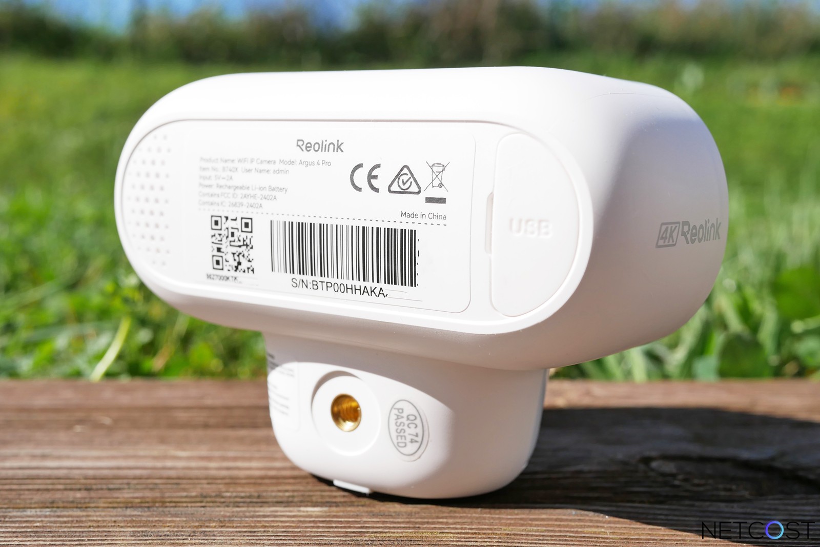 TEST Reolink Argus 4 Pro : 180° en 4K, plus aucun angle mort 10 Reolnk Argus 4 Pro Test Review Batterie Netcost (7)