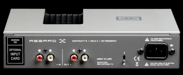 Schiit Audio dévoile l'Asgard X : un amplificateur puissant et modulaire pour casques audio 1 Partie arrière du Schiit Audio Asgard X