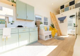 Salon de la maison Avalon 32 de Dragon Tiny Homes