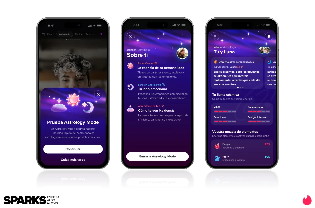 Trois minutes de vidéo pour découvrir si vous avez du feeling : Tinder relance les rendez-vous rapides 2 Signes du zodiaque et ascendants sont pertinents pour trouver des personnes similaires