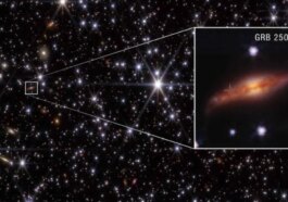 Une explosion cosmique incroyable de 7 heures reste inexplicable pour les scientifiques 37 Image de la galaxie hôte d'une puissante explosion intitulée GRB 250702