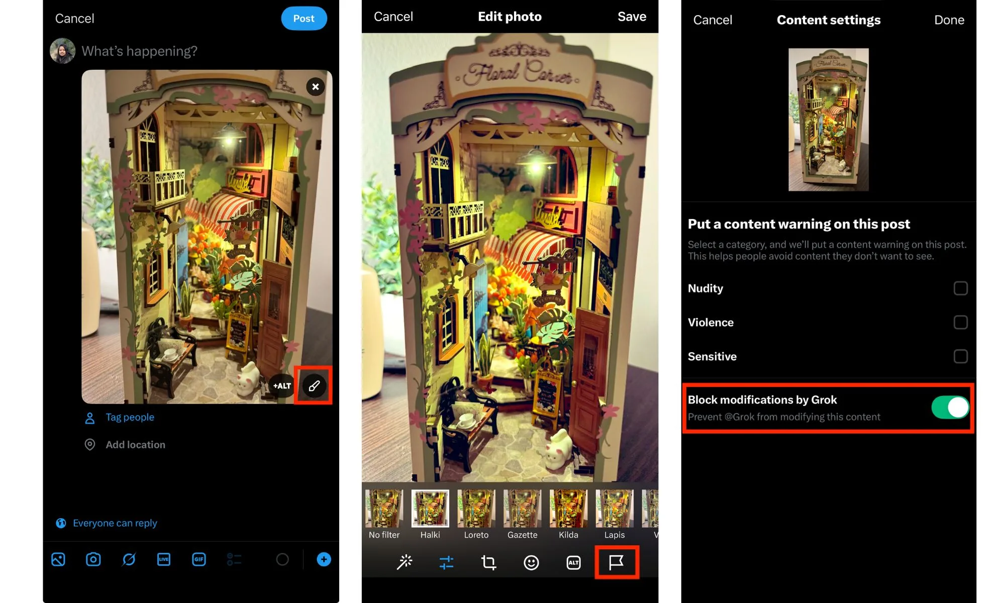 X permet enfin de bloquer Grok AI pour qu'il ne modifie pas vos photos, mais la solution reste insuffisante 2 x-grok-modification-block-feature