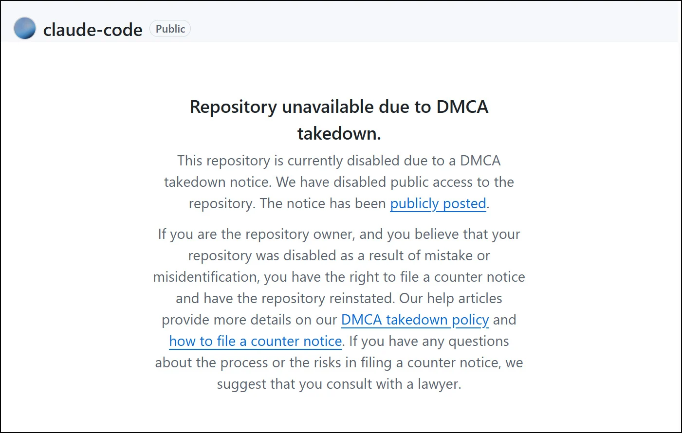 Code source de Claude divulgué accidentellement dans un paquet NPM 2 Claude Code source taken down via a DMCA infringement notification
