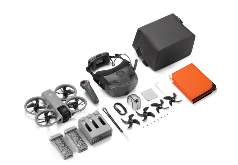 DJI Avata 360 : Drone créative pour des prises de vue époustouflantes 5 Le Motion Fly More Combo comprend également les DJI Googles N3. (Photo : DJI)