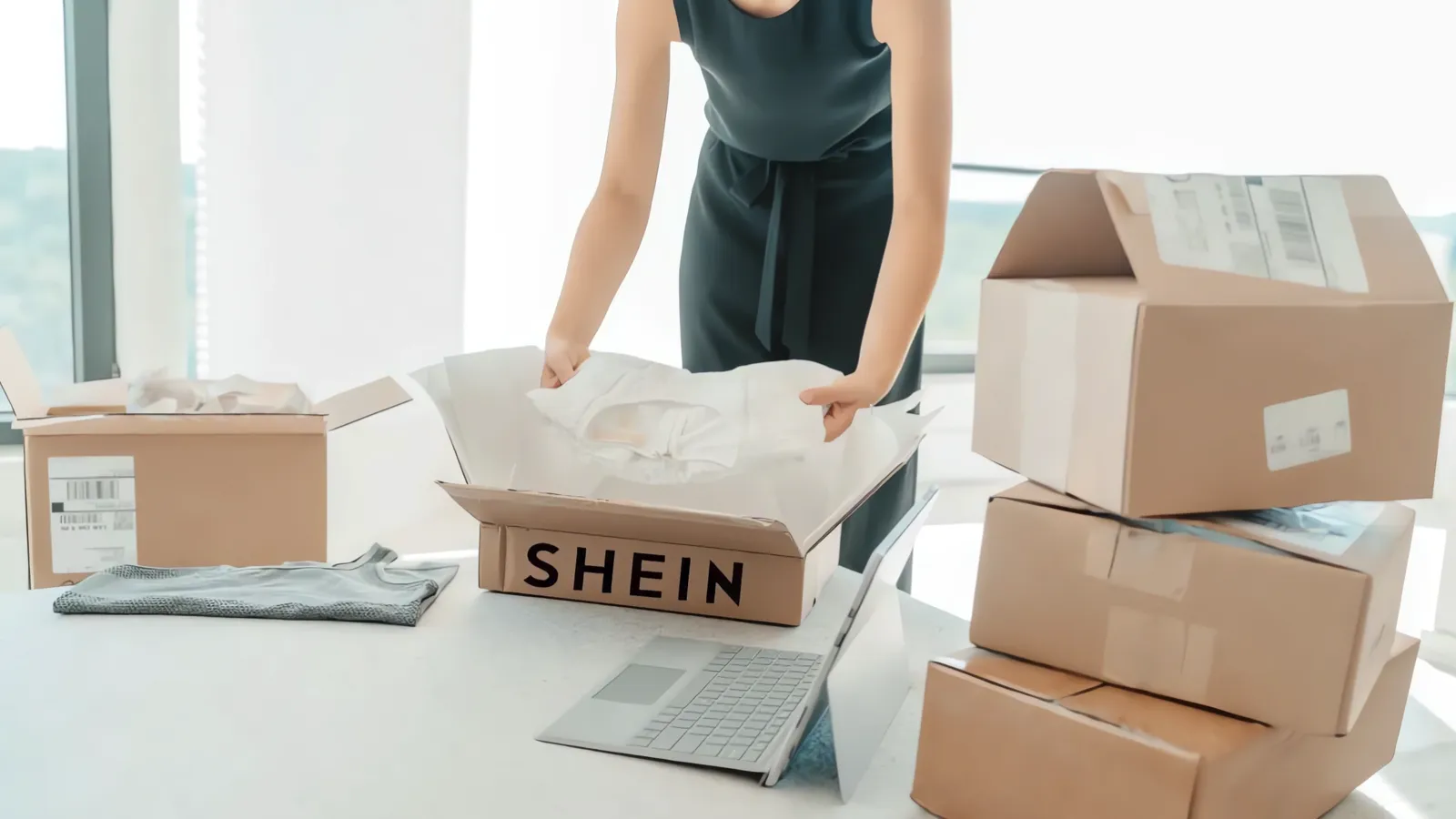 Explication de l'évolution des tarifs SHEIN à partir du 1er juillet 3 Cartons de commandes Shein