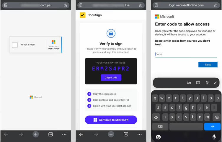 Nouvelles attaques de phishing VENOM volent les identifiants Microsoft des cadres supérieurs 4 The device code attack method