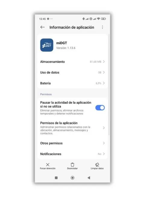 Comment résoudre les problèmes avec l'application miDGT 4 borrar cache midgt