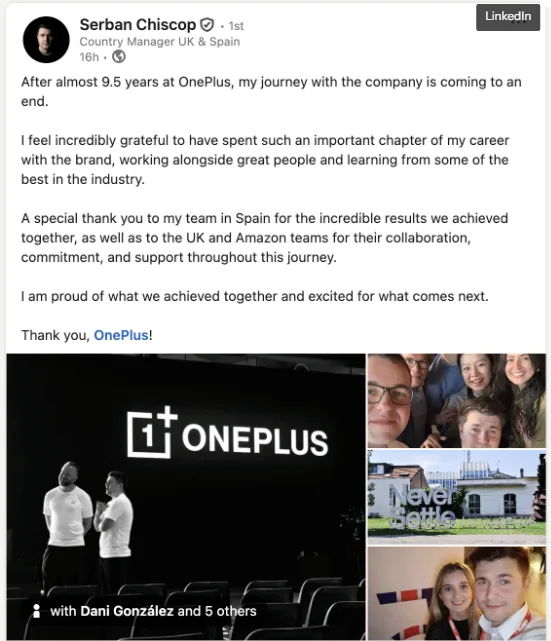 OnePlus cède et prépare-t-il son départ d'Europe ? 4 Déclarations de Serban Chiscop
