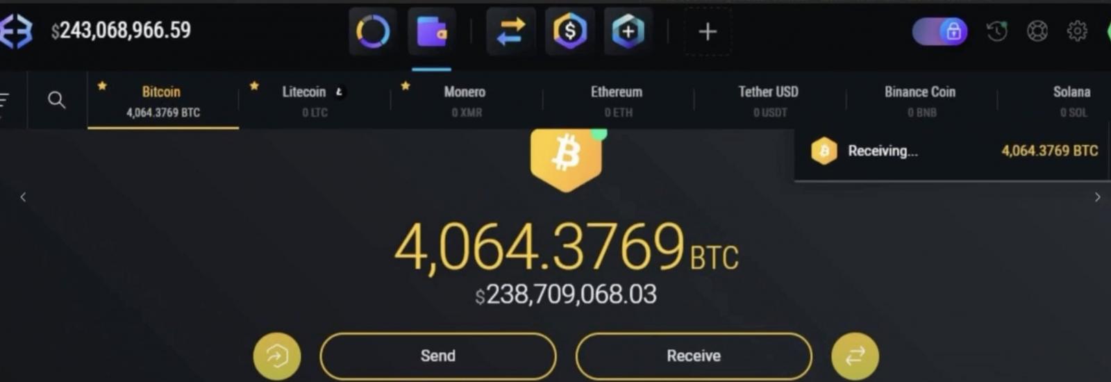 Un blanchisseur d'argent lié à un vol de 230 millions de dollars en cryptomonnaies écope de 70 mois de prison 2 Stolen crypto being transferred