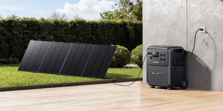 BLUETTI Elite 400 et FridgePower : 4 kWh sur roulettes et une batterie de 75 mm pour votre frigo 3 Bluetti Elite 400 Batterie Panneaux Solaire