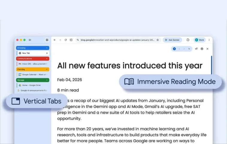 Comment activer la nouvelle barre latérale des onglets verticaux dans Chrome 1 Comment activer la nouvelle barre latérale des onglets verticaux dans Chrome