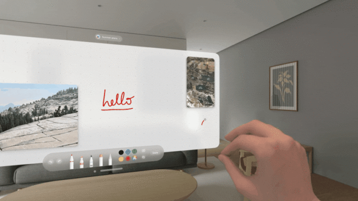 Connais-tu ce geste que ton cerveau voit comme une « pince » 6 Animation gestes Apple Vision Pro
