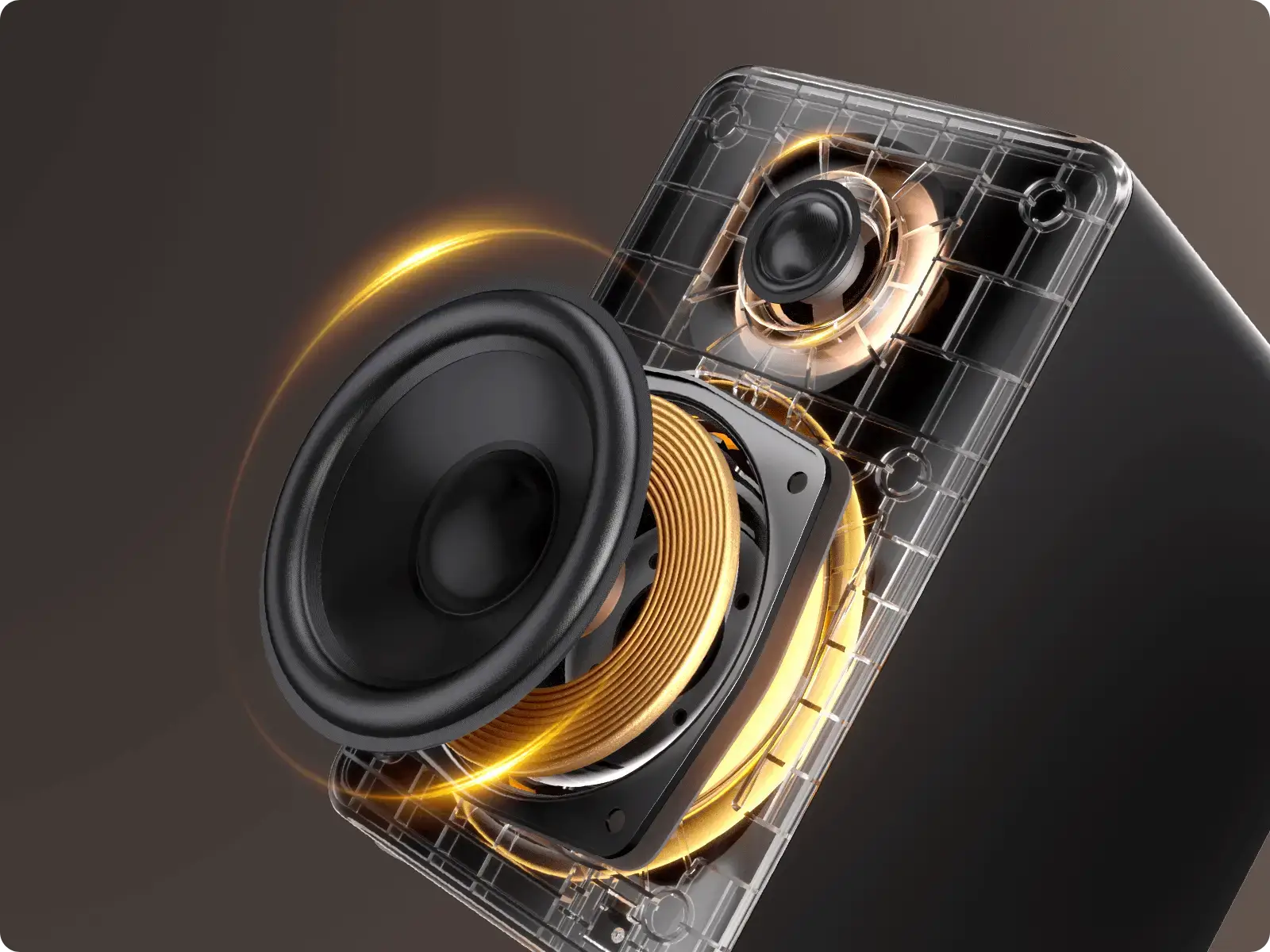 TEST Edifier M90 : Les enceintes compactes suréquipées pour PC, TV et smartphone 2 Edifier M90 Bass Tweeter