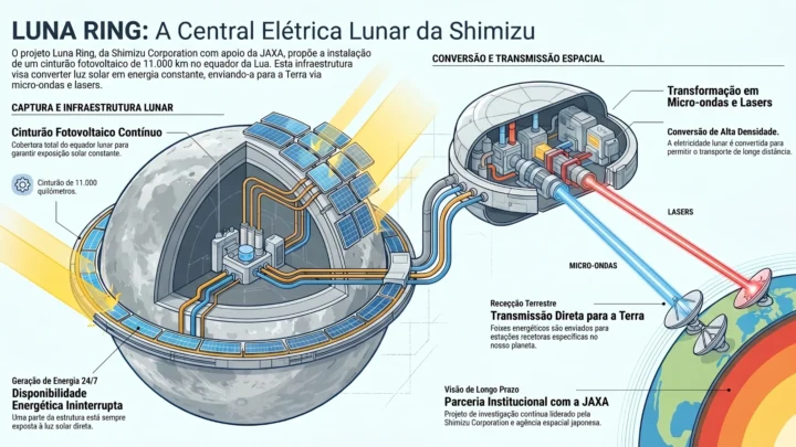 Le Japon souhaite encercler la Lune avec un anneau de 11 000 kilomètres pour fournir une énergie infinie à la Terre 2 Le Japon souhaite encercler la Lune avec un anneau de
