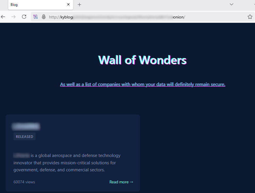 Le gang de ransomware Kyber joue avec le chiffrement post-quantique sur Windows 2 Kyber ransomware extortion portal