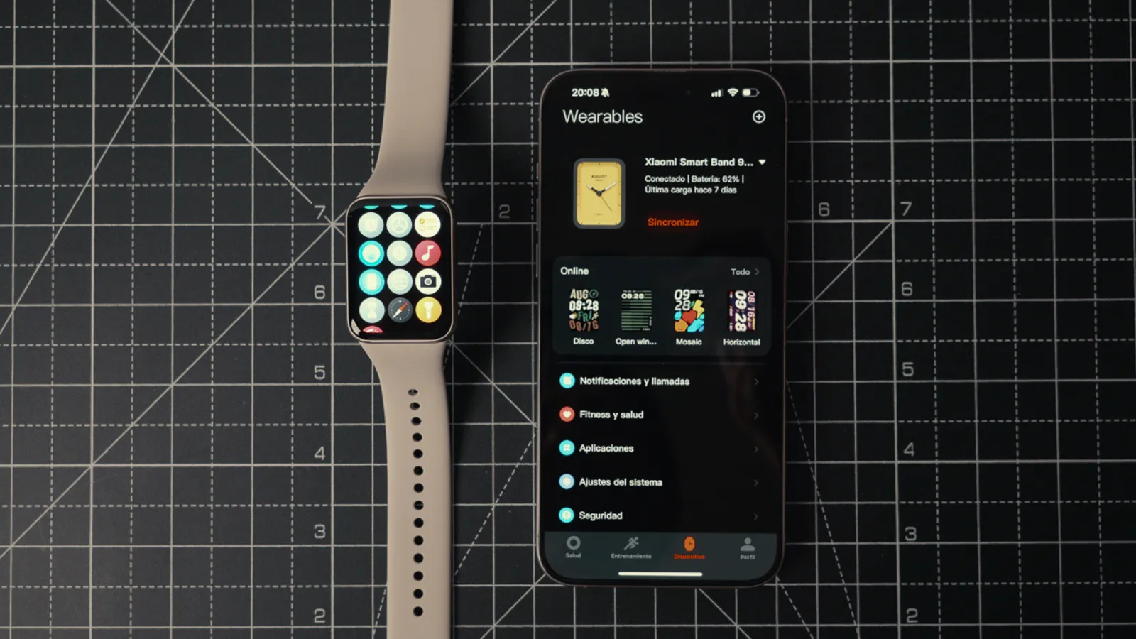 xiaomi smart band 9 pro móvil app