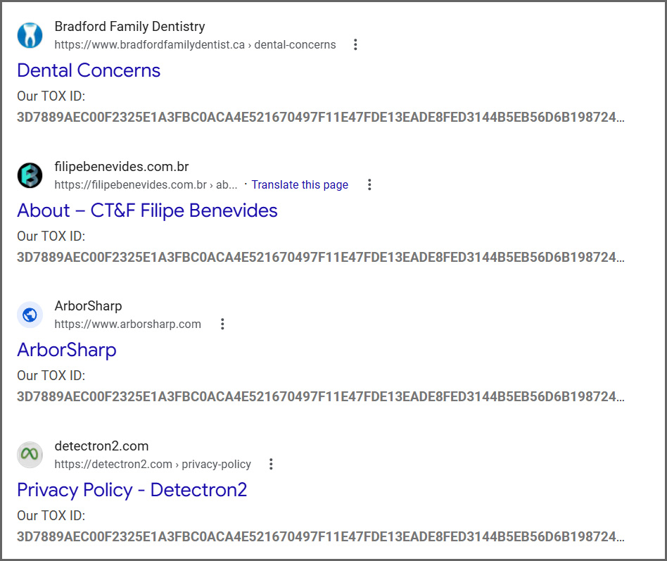 Faille critique de cPanel massivement exploitée dans les attaques de rançongiciel « Sorry » 2 Google listing of websites hit in Sorry ransomware attacks