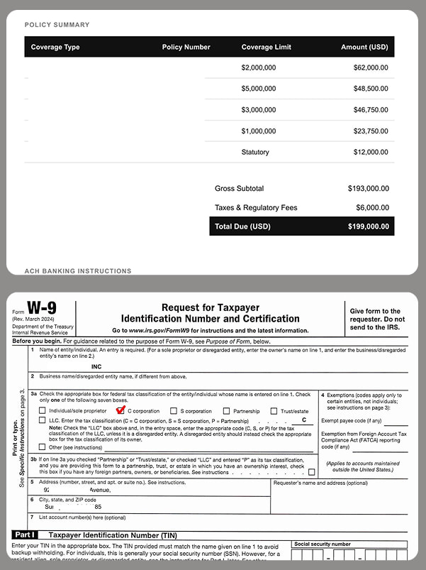 Des chercheurs signalent l’abus d’Amazon SES dans des hameçonnages pour échapper à la détection 3 Fabricated documents supporting the BEC attacks