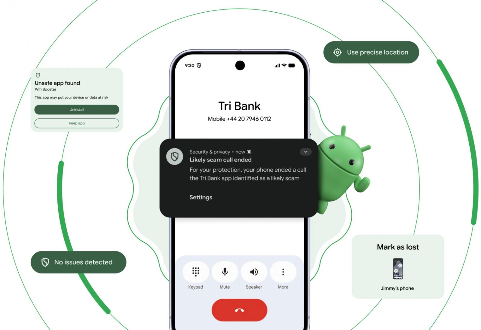 Android 17 renforce la protection contre les arnaques bancaires par téléphone et la vie privée 2 Coupe d'un appel frauduleux